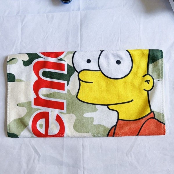 Supreme シュプリーム人気 ビーチタオル軽量ブランド速乾タオル男女兼用メンズフェイスタオル 運動タオルハイブランドシャワータオル 大幅 2色 吸水タオル 35 *75cm+70*140cm