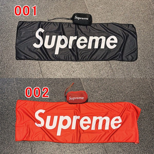 Supreme シュプリーム人気 ビーチタオル軽量ブランド速乾タオル男女兼用メンズフェイスタオル 運動タオルハイブランドシャワータオル 大幅 吸水タオル