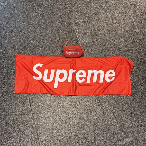 Supreme シュプリーム人気 ビーチタオル軽量ブランド速乾タオル男女兼用メンズフェイスタオル 運動タオルハイブランドシャワータオル 大幅 吸水タオル