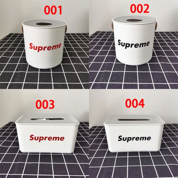Supreme ブランド ボックス ティッシュボックス シュプリーム 収納 ライナー 立方体 収納ボックス 置き場 デスクトップ収納オーガナイザー 小さな収納ケース ナプキン収納ホルダー 卓上収納ケース
