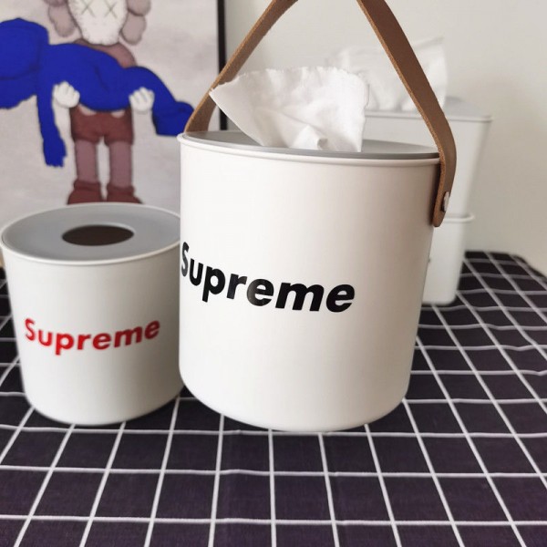 Supreme ブランド ボックス ティッシュボックス シュプリーム 収納 ライナー 立方体 収納ボックス 置き場 デスクトップ収納オーガナイザー 小さな収納ケース ナプキン収納ホルダー 卓上収納ケース
