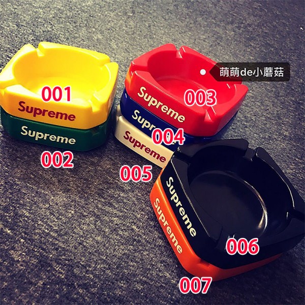 ブランド SUpreme 灰皿 流行り 滑りとめ シュプリームはいざら 屋外 室内 卓上 おしゃれ 灰皿 おしゃれ 大きい 大容量 ファッション