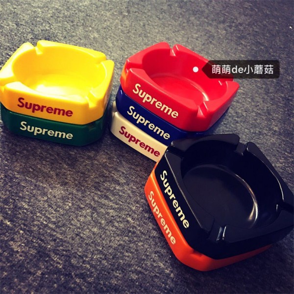 ブランド SUpreme 灰皿 流行り 滑りとめ シュプリームはいざら 屋外 室内 卓上 おしゃれ 灰皿 おしゃれ 大きい 大容量 ファッション