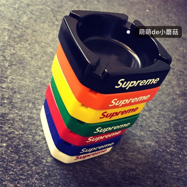 ブランド SUpreme 灰皿 流行り 滑りとめ シュプリームはいざら 屋外 室内 卓上 おしゃれ 灰皿 おしゃれ 大きい 大容量 ファッション