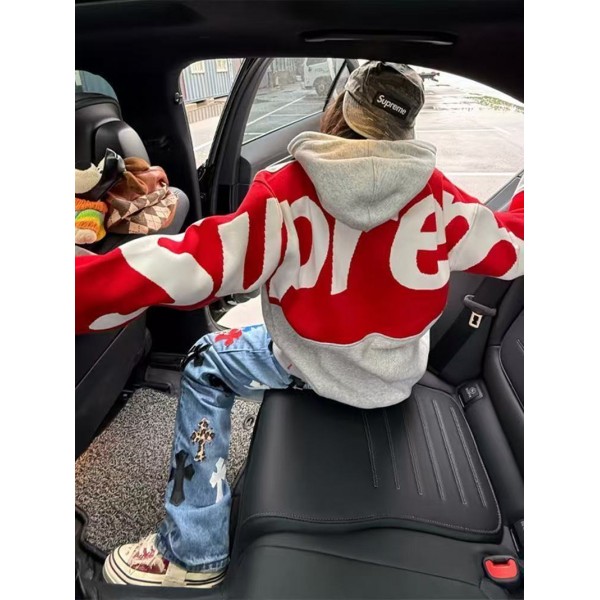 Supreme シュプリームブランドパーカー 裏起毛 コピーレディースメンズプルオーバーブランド厚手スウェット上着ゆったりメンズ 服 コピー M-2XL