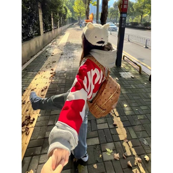 Supreme シュプリームブランドパーカー 裏起毛 コピーレディースメンズプルオーバーブランド厚手スウェット上着ゆったりメンズ 服 コピー M-2XL
