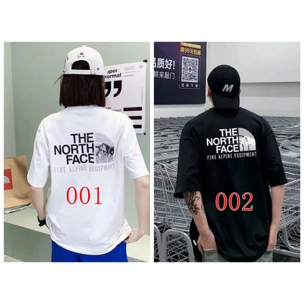 ザノースフェイス THE NORTH FACE夏tシャツブランド かわいい ブランド半袖tシャツ 高品質 韓国風tシャツ Tシャツカットソー ペアカップル S-3XL