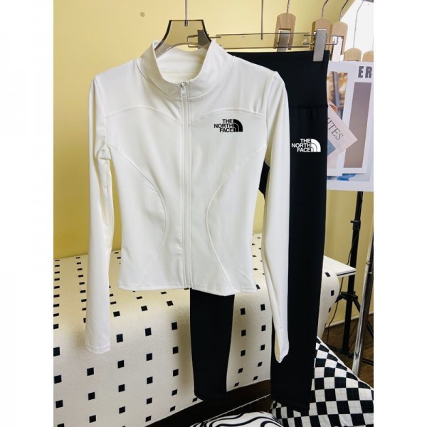 ザノースフェイス THE NORTH FACEブランドスポーツウェア 長袖 指穴付き ヨガ ウェア Tシャツ スリム  S - 2XL レディース トップス スポーツ ジム トレーニング tシャツ 吸汗速乾 フィットネス ストレッチ