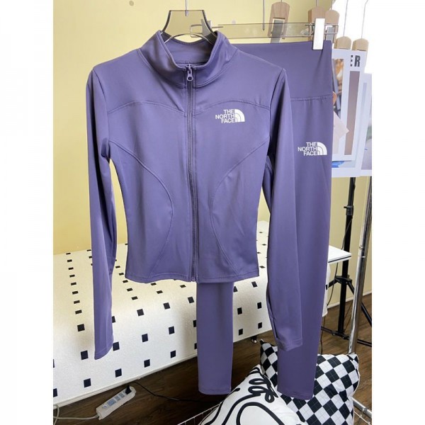ザノースフェイス THE NORTH FACEブランドスポーツウェア 長袖 指穴付き ヨガ ウェア Tシャツ スリム  S - 2XL レディース トップス スポーツ ジム トレーニング tシャツ 吸汗速乾 フィットネス ストレッチ
