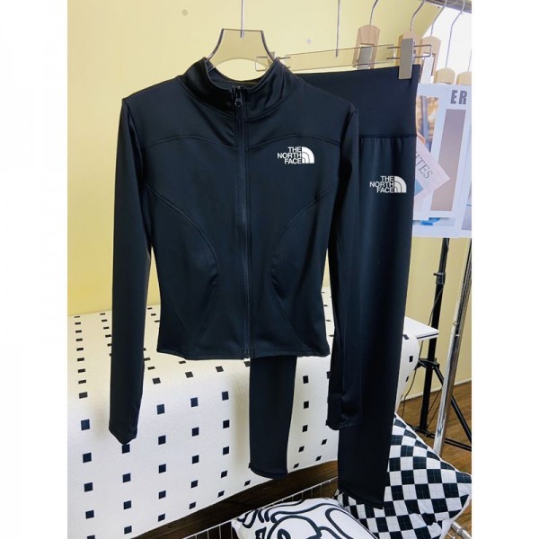 ザノースフェイス THE NORTH FACEブランドスポーツウェア 長袖 指穴付き ヨガ ウェア Tシャツ スリム  S - 2XL レディース トップス スポーツ ジム トレーニング tシャツ 吸汗速乾 フィットネス ストレッチ