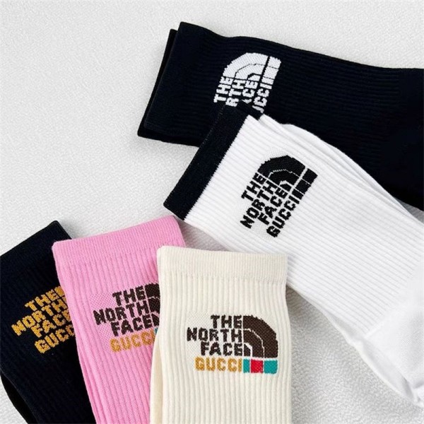 ザノースフェイス THE NORTH FACE ハイブランド ソックス 綿製レディース向け 靴下 かわいいブランド ストッキング 大人気ブランドソックス 男女兼用 ファッション