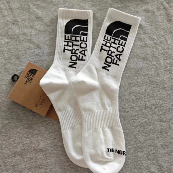 ザノースフェイス THE NORTH FACEレディース向け 靴下 かわいいブランドミドルソックス 高品質浅口ソックス 女の子好き 韓国上質な コットン ソックス くつした