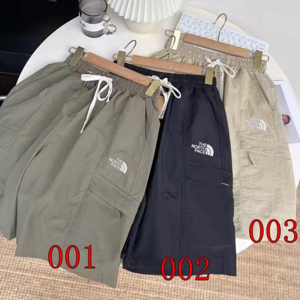 ザノースフェイスカーゴパンツ 5分丈 メンズ The North Faceハーフパンツ レディース M-4XL 半ズボン ショートパンツ 速乾 ゆったり クロップドパンツ アウトドア ボトムス スウェットパンツ カジュアル 無地 コットン ズボン ゆったり 春夏
