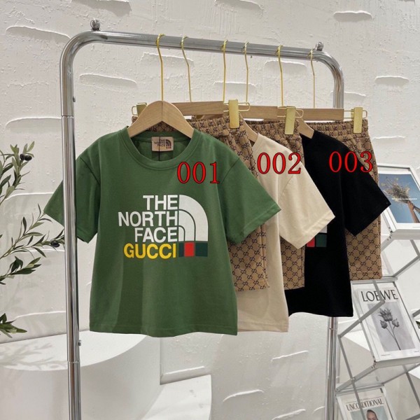 ザノースフェイス THE NORTH FACE夏tシャツブランド子供服 男の子 セットアップ 夏服 半袖 Tシャツ ハーフパンツ 上下セット 子供 ジャージ 上下セット 男の子 カジュアル 韓国 お洒落 ストライプ 男の子 半袖スウェット セットアップ キッズ 出産祝い 子供の日プレゼント 90-160CM