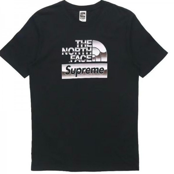ハイブランドSupreme シュプリーム＆ザノースフェイス半袖tシャツ夏 ブランドtシャツ オーバーサイズ ブランドtシャツ 高品質tシャツ ユニセック S-2XL