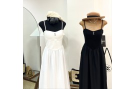 YSL気質キャミワンピース エルメスショルダーバッグ モンクレールキッズ服セット