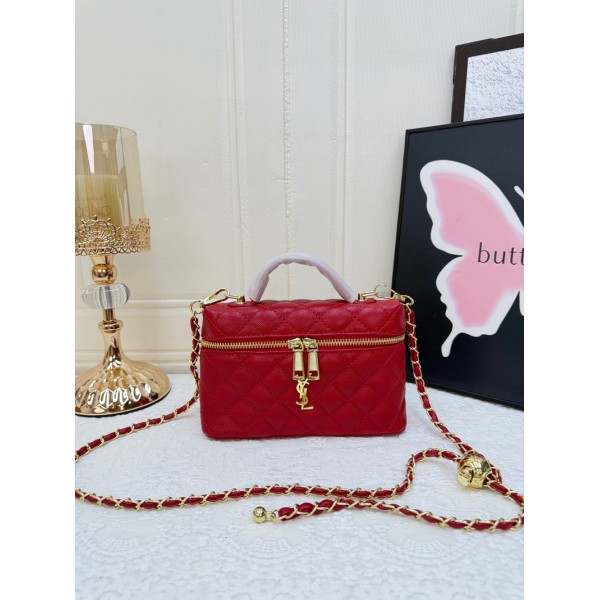 Ysl イヴサンローランハイブランドボックスバッグ 斜め掛けカバン ハイブランド肩掛けバッグ ブランドショルダーバッグ 男女兼用 レディースメンズバッグ ブランド カジュアル