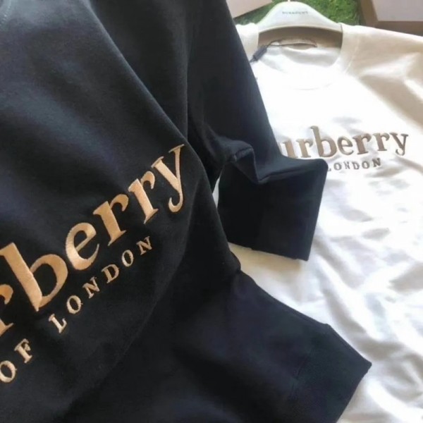 バーバリーブランドパーカーシンプル 秋冬 裏起毛 プルオーバー スウェットコットン 高品質 厚さ上着 Burberry刺繍ロゴ 丸首 子供服 親子服 男女兼用 暖かいウェア