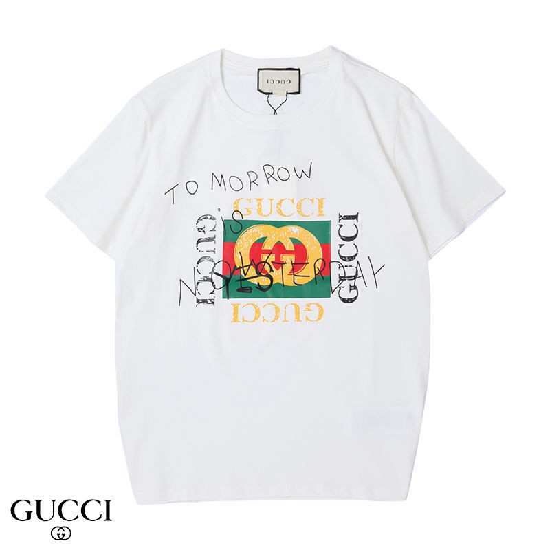 ハイブランド グッチ/Gucci Tシャツ春夏季対応 薄手 単色 半袖 