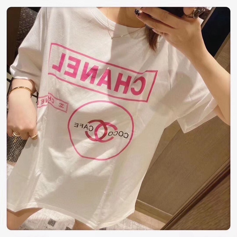 シャネル Tシャツ 大人気 レディース 夏の半袖Tシャツ