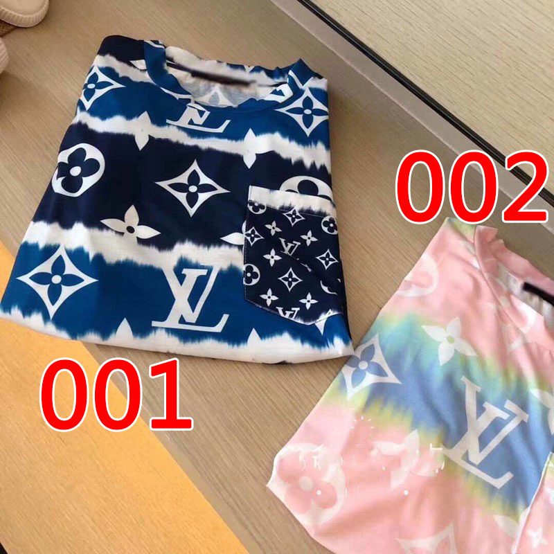 春 夏 LV Tシャツ 新色 ロゴプリントTシャツ 新元号