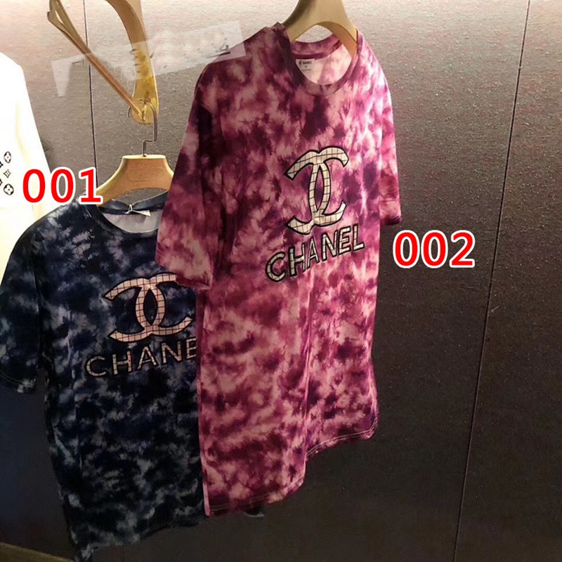 CHANEL 大きいサイズトップス 春 夏 半袖Tシャツ レディース