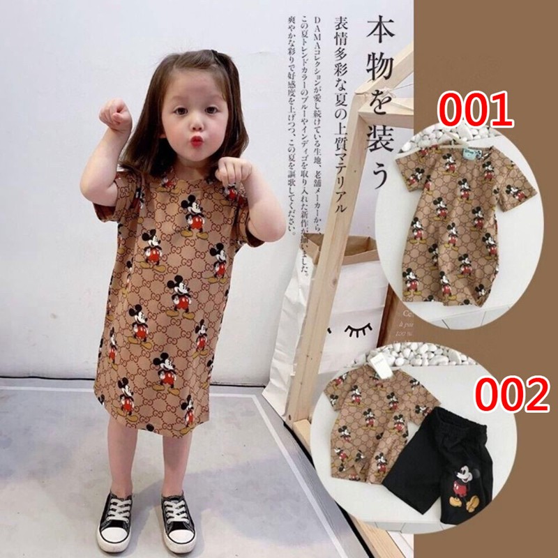 グッチtシャツ子供服男の子と女の子夏服gucciロゴ ディズニーミッキーパターンかわいい半袖 コットン快適 キッズ ルームウェア セット ショートパンツ グッチtシャツ子供服男の子と女の子夏服gucciロゴ ディズニーミッキーパターンかわいい半袖 コットン快適 キッズ ルームウェア セット ショートパンツ