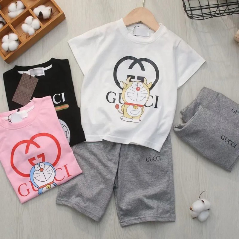 かわいいドラえもん絵柄コットンtシャツ