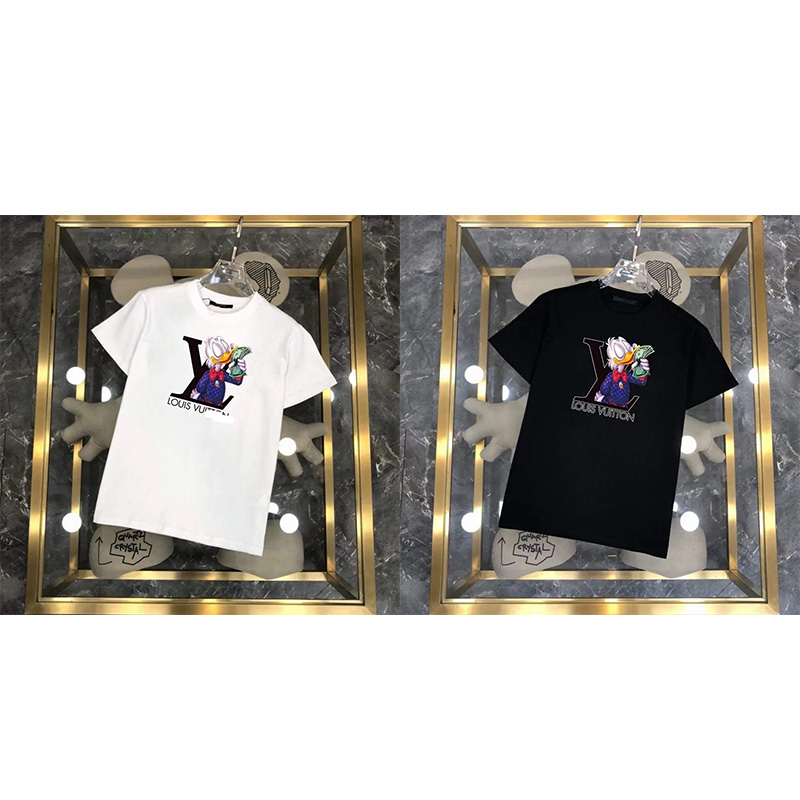 ファッションドナルドダック連名カジュアルカップルtシャツ