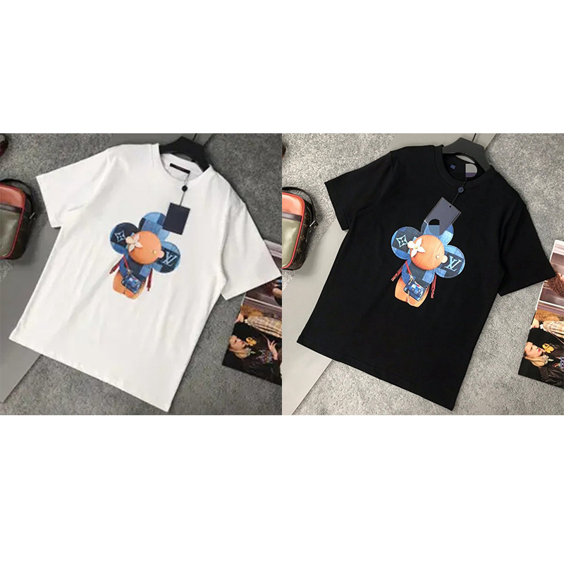 コットン丸首tシャツヴィトンカジュアル