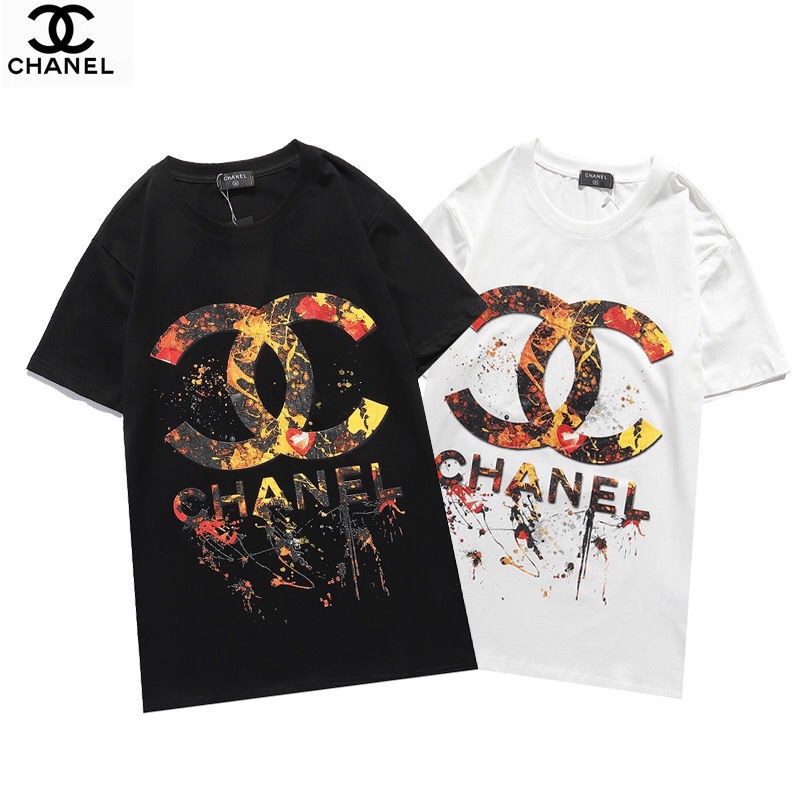 半袖T-shirtかっこいいChanelロゴプリント