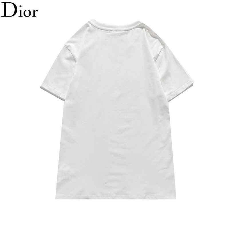 ディオール ブランドTシャツコピーDior半袖 コットンtシャツ春夏ジェンダーレストップスファッション高級感Tシャツ カジュアル 白黒