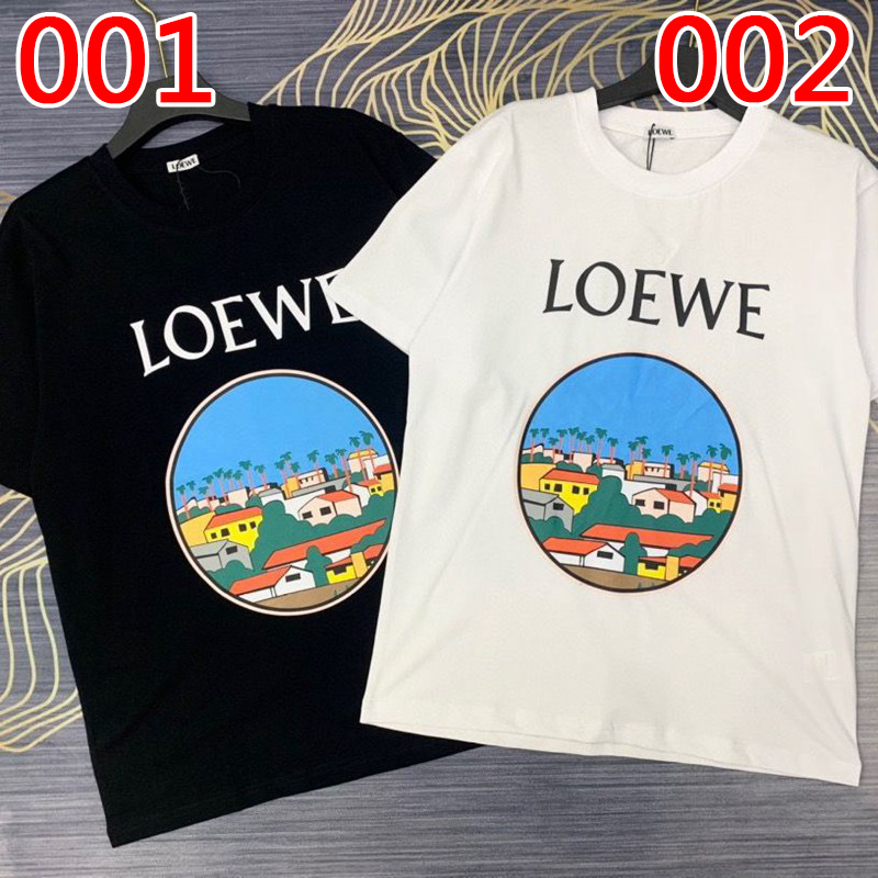 ロエベLoewe半袖Tシャツブランドメンズファッション