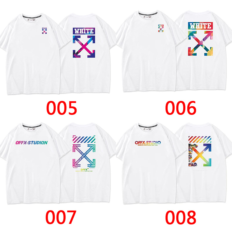 ゆったりoffプリント丸首Ｔシャツ