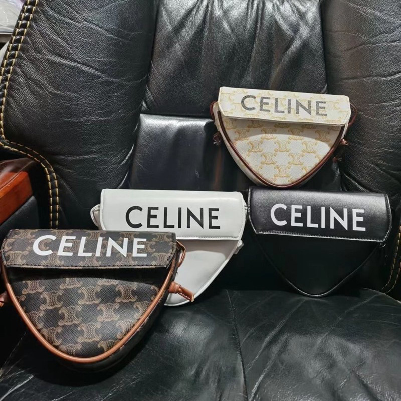 ブランドおしゃれ三角形斜め掛けカバンCeline