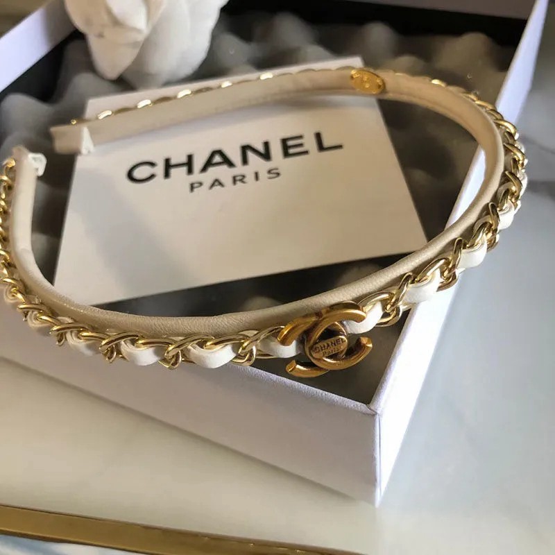 シャネルレディースおしゃれヘアアクセサリーブランドパロディChanel 上品 高級感 ヘアバンド スペシャルかわいい女 髪飾り