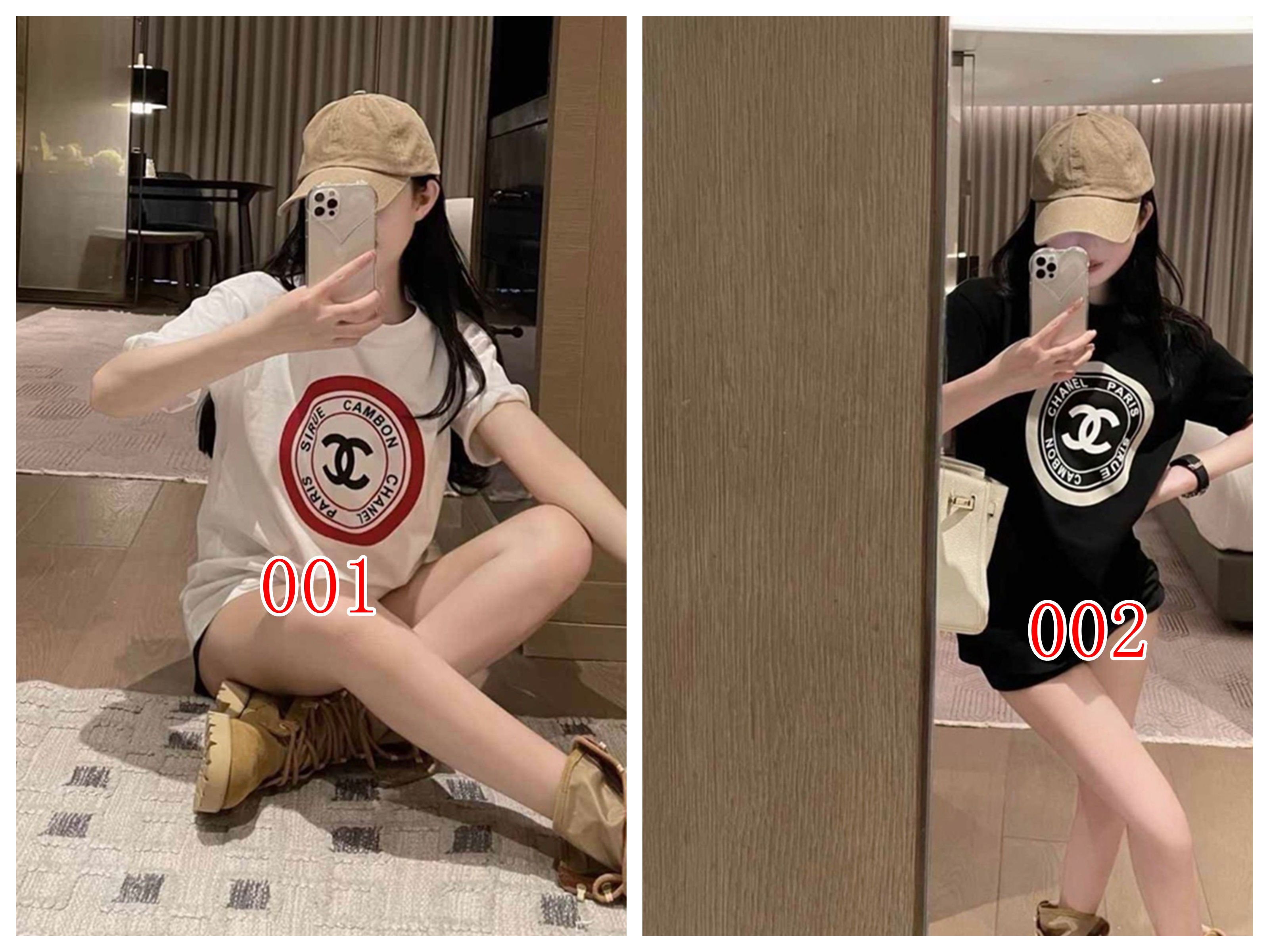 シャネルキッズ半袖tシャツシンプル