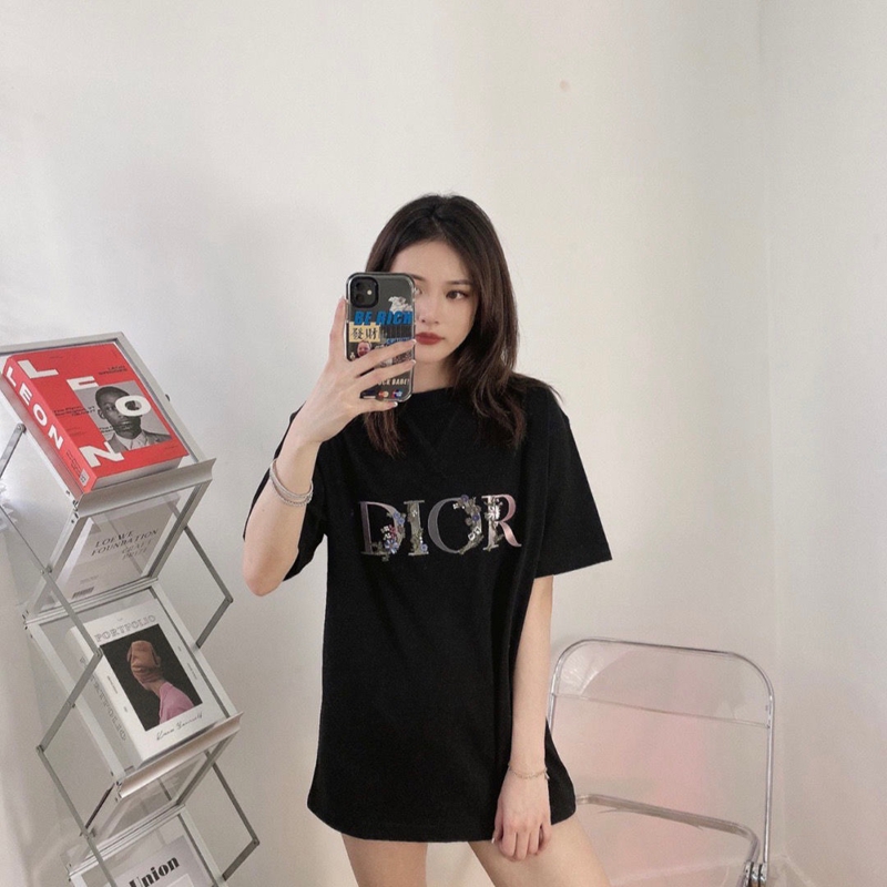 ディオールストリート感プリントTシャツ