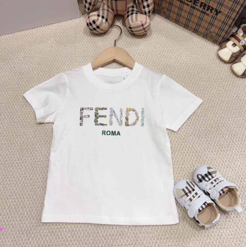ブランドフェンディペア揃いtシャツ高品質