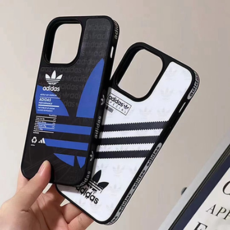 Adidas アディダスiphone 13 14 15ケース ブランド スマホショルダー アイフォン15 14 カバー格安