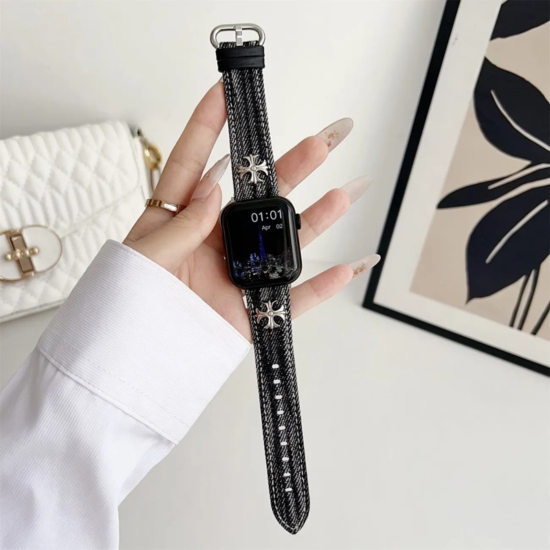 クロムハーツApple Watch 12/11/se3/10 9 ultra/8/7/6ブランドベルト