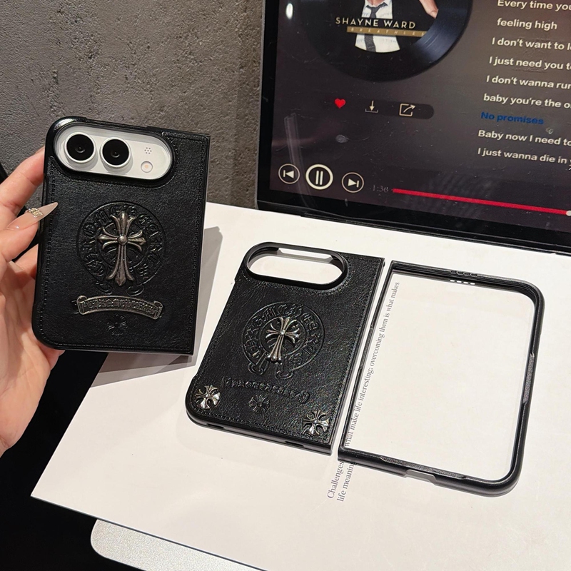 クロムハーツ落下保護iPhone Duo 携帯カバーレディース
