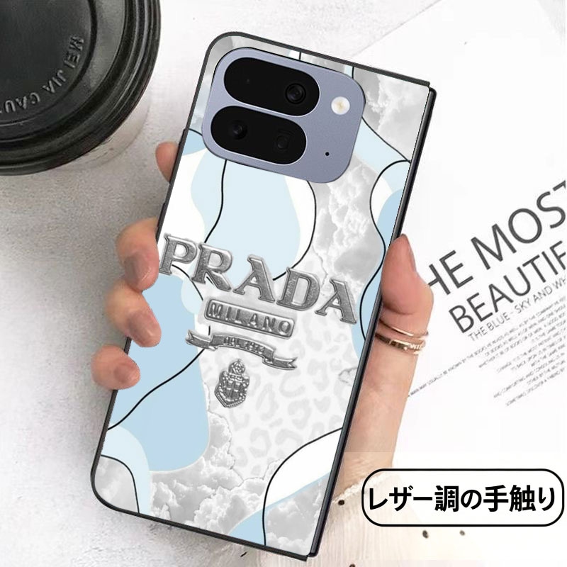  Pradaアイフォン ultra 折りたたみブランドスマホカバー