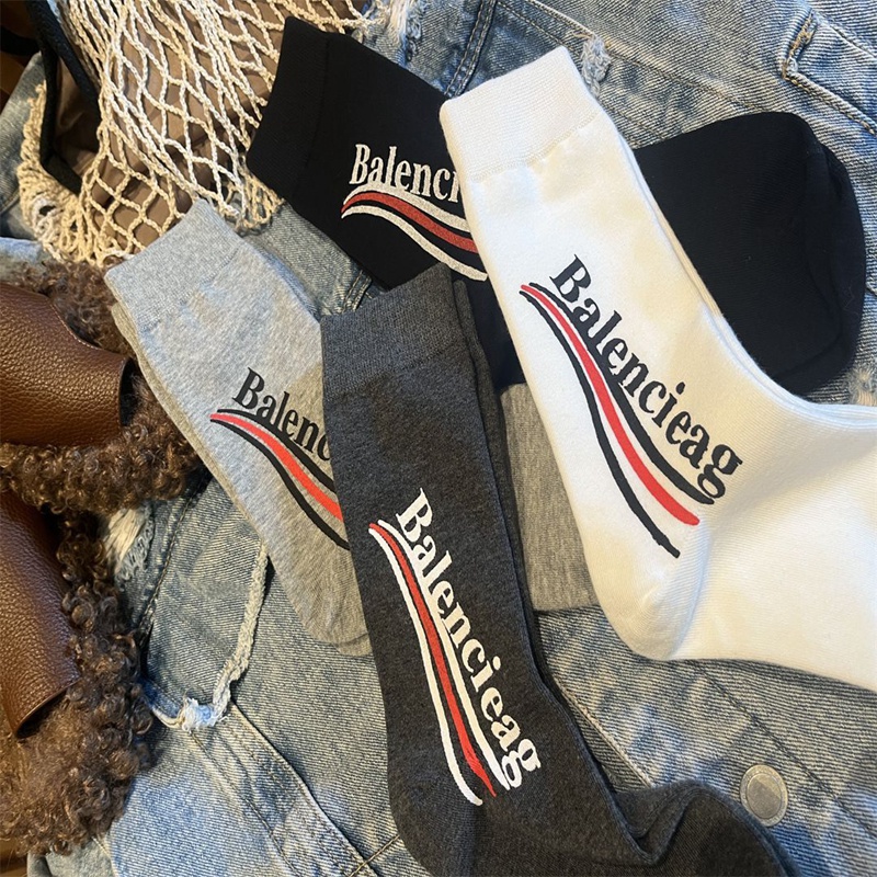 Balenciaga コットン 靴下 メンズ 通気性
