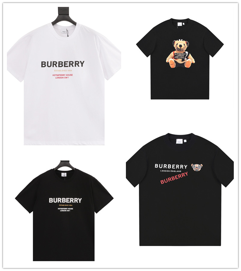 バーバリーブランド半袖tシャツ レディースメンズ