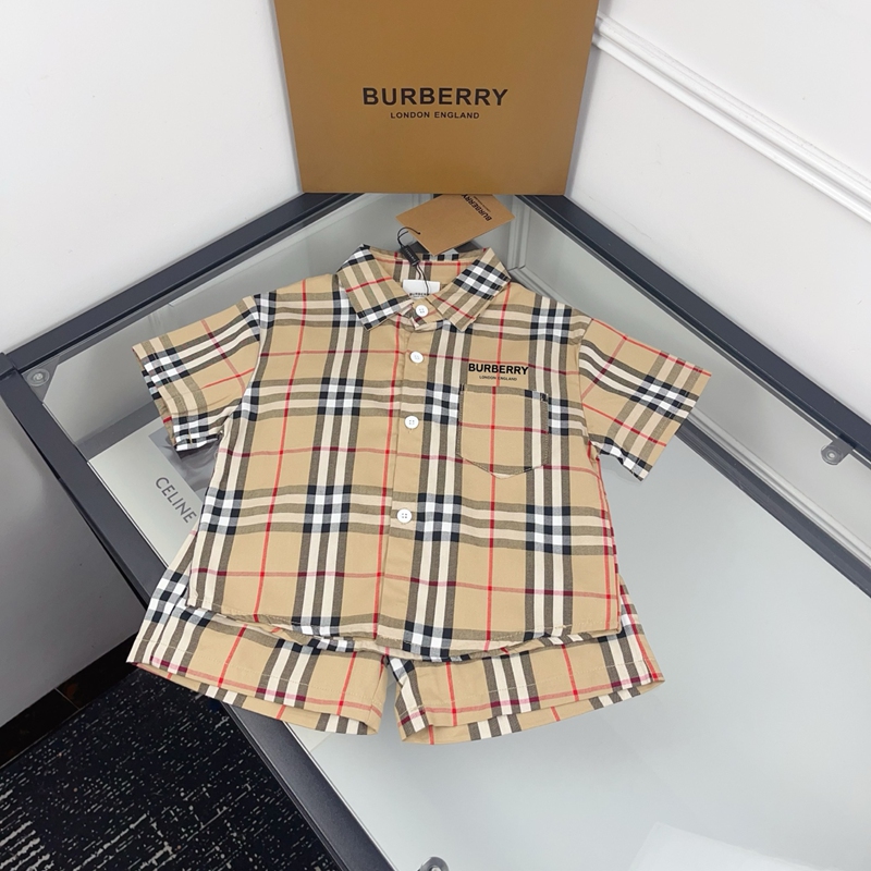 バーバリーベビー服ショートパンツ