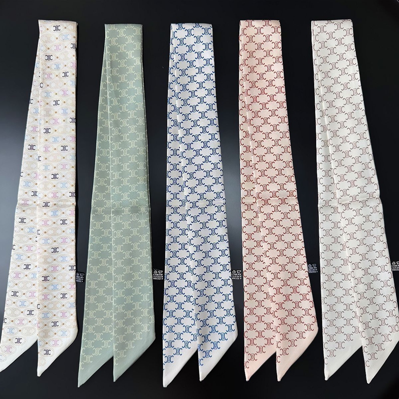 CELINE リボンスカーフ