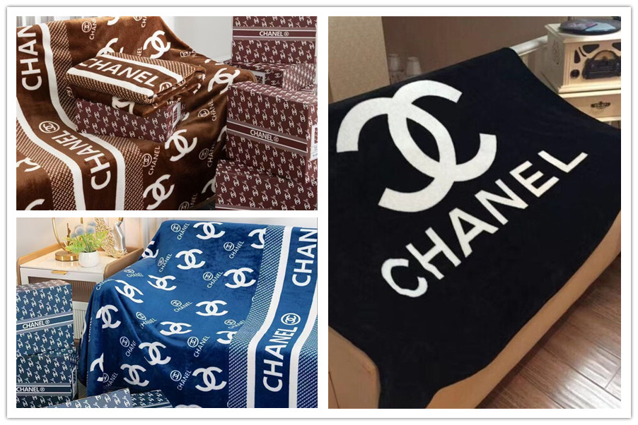 Chanel シャネル 毛布 ハイブランドふわふわ