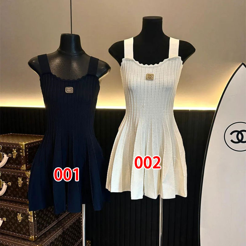 MiuMiuブランドニットワンピース