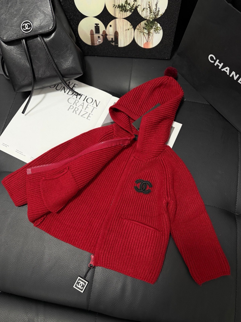 シャネルキッズニットカーディガン